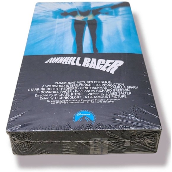 Downhill Racer VHS 1989 New Sealed Rare VHS - Picture 5 of 5